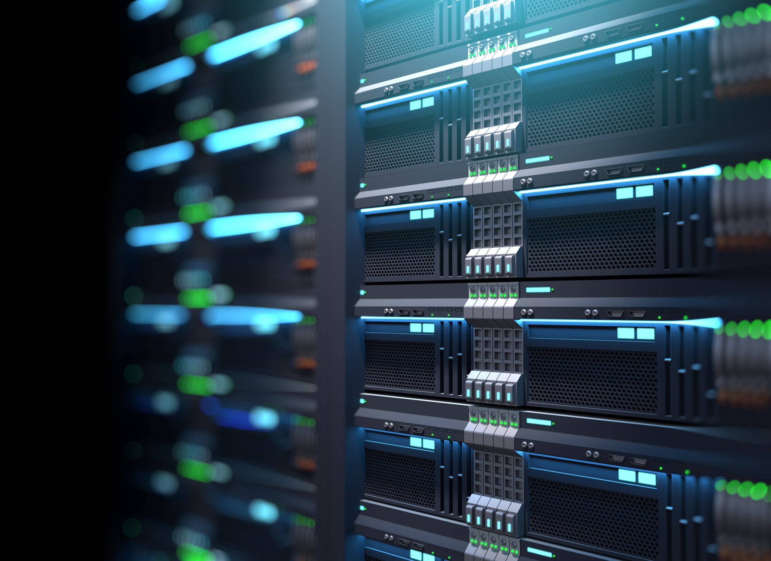, Bismart Super Computer Server Racks In Datacenter 3d Illustration Scaled